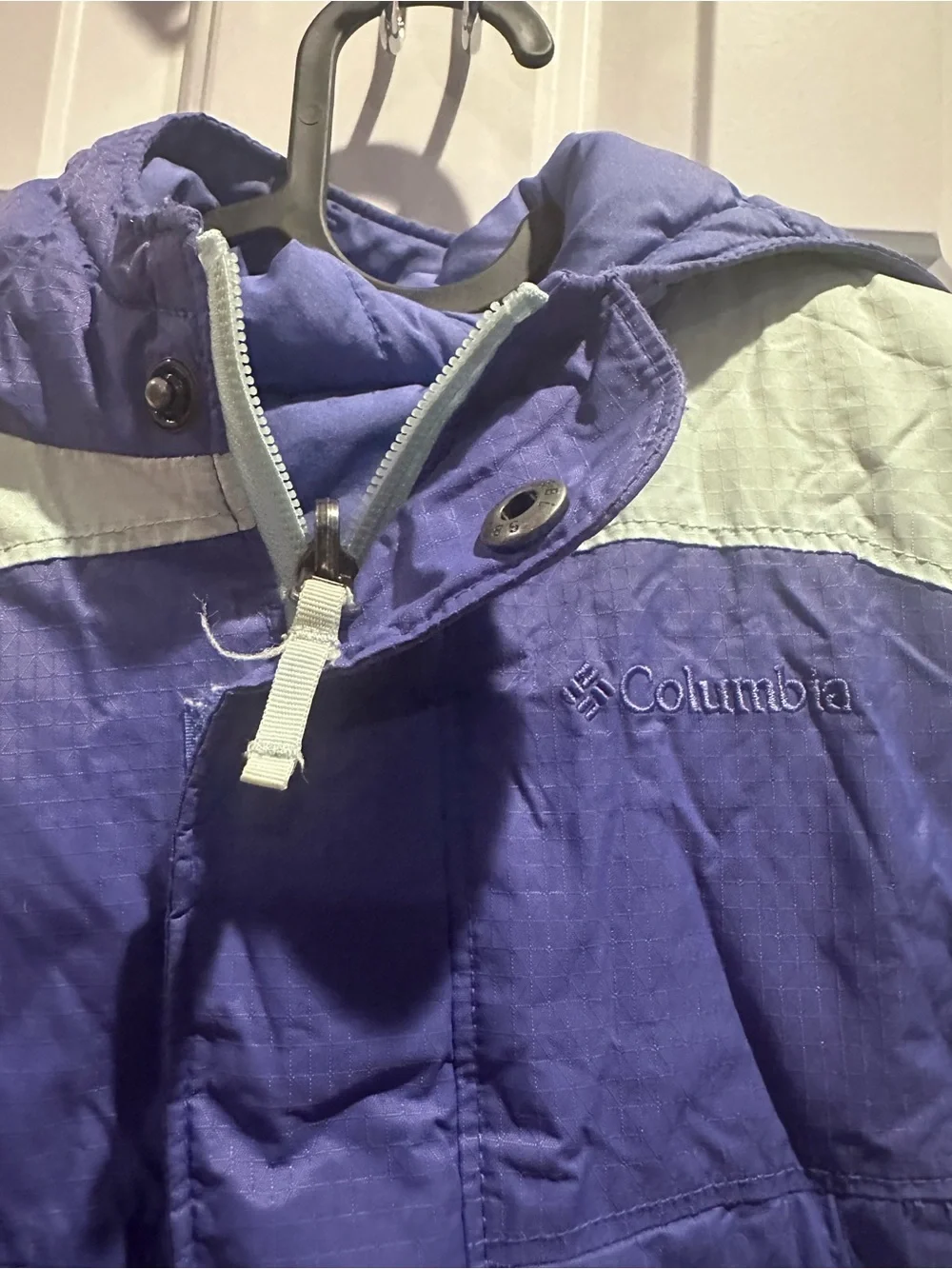 Columbia Girls' reversible Puffer Jacket in Purple - 3T toddler